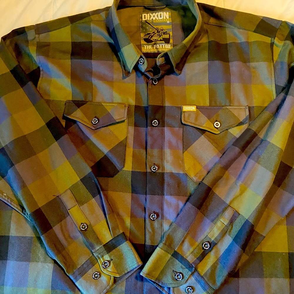 Mens Dixxon Brand button down shirt/jacket.
